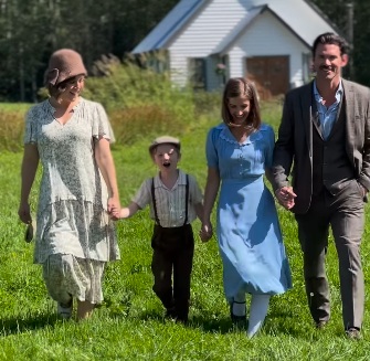 Erin Krakow's Instagram post on the start of shooting season 13 of When Calls the Heart with co-star Kevin McGarry